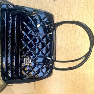 Caboodles Black Patent Bag